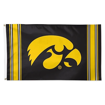 WinCraft Iowa Hawkeyes 3' x 5' Vertical Stripe Deluxe Single-Sided Flag