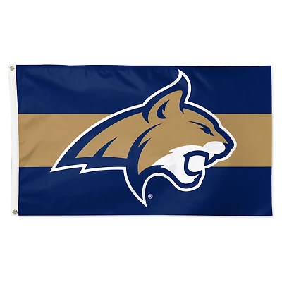 WinCraft Montana State Bobcats 3' x 5' Horizontal Stripe Deluxe Single-Sided Flag