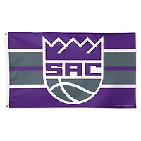 WinCraft Sacramento Kings 3' x 5' Horizontal Stripe Deluxe Single-Sided Flag