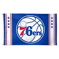 WinCraft Philadelphia 76ers 3' x 5' Vertical Stripe Deluxe Single-Sided Flag