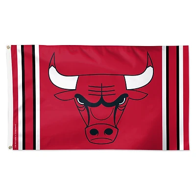 WinCraft Chicago Bulls 3' x 5' Vertical Stripe Deluxe Single-Sided Flag