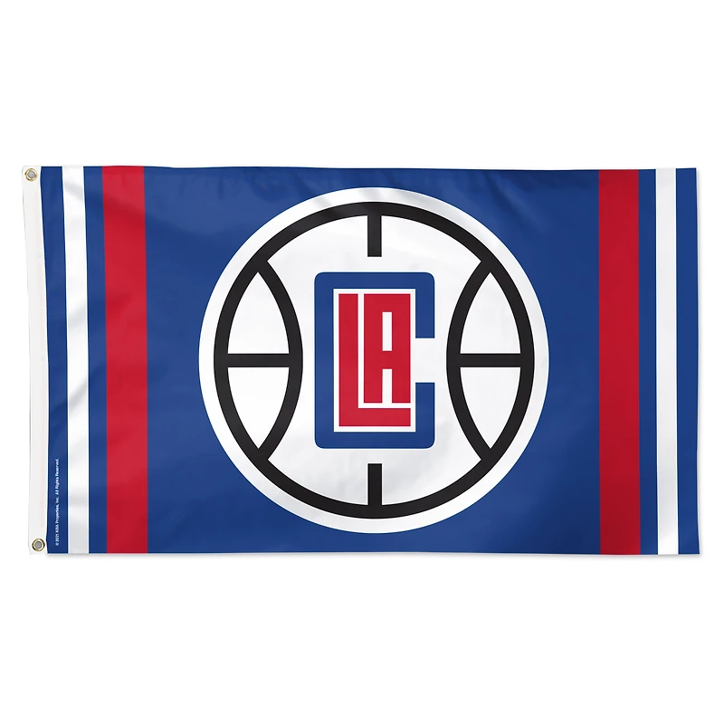 WinCraft LA Clippers 3' x 5' Vertical Stripe Deluxe Single-Sided Flag