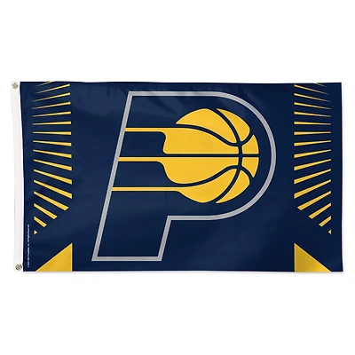 WinCraft Indiana Pacers 3' x 5' Vertical Stripe Deluxe Single-Sided Flag