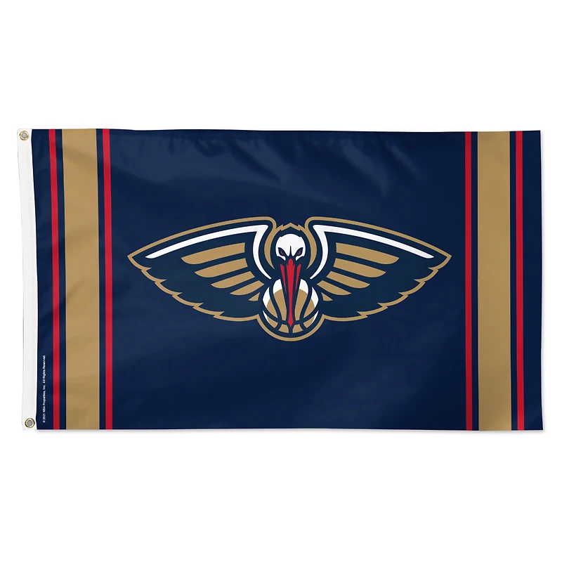 WinCraft New Orleans Pelicans 3' x 5' Vertical Stripe Deluxe Single-Sided Flag
