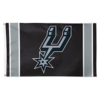 WinCraft San Antonio Spurs 3' x 5' Vertical Stripe Deluxe Single-Sided Flag