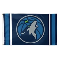 WinCraft Minnesota Timberwolves 3' x 5' Vertical Stripe Deluxe Single-Sided Flag