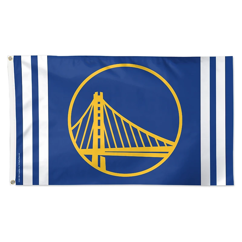 WinCraft Golden State Warriors 3' x 5' Vertical Stripe Deluxe Single-Sided Flag