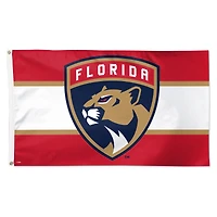WinCraft Florida Panthers 3' x 5' Team Stripe Deluxe Single-Sided Flag