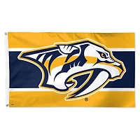 WinCraft Nashville Predators 3' x 5' Team Stripe Deluxe Single-Sided Flag