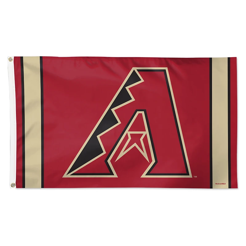 WinCraft Arizona Diamondbacks 3' x 5' Vertical Stripe Deluxe Single-Sided Flag