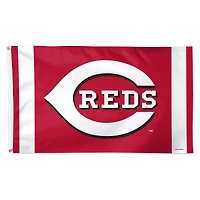 WinCraft Cincinnati Reds 3' x 5' Vertical Stripe Deluxe Single-Sided Flag