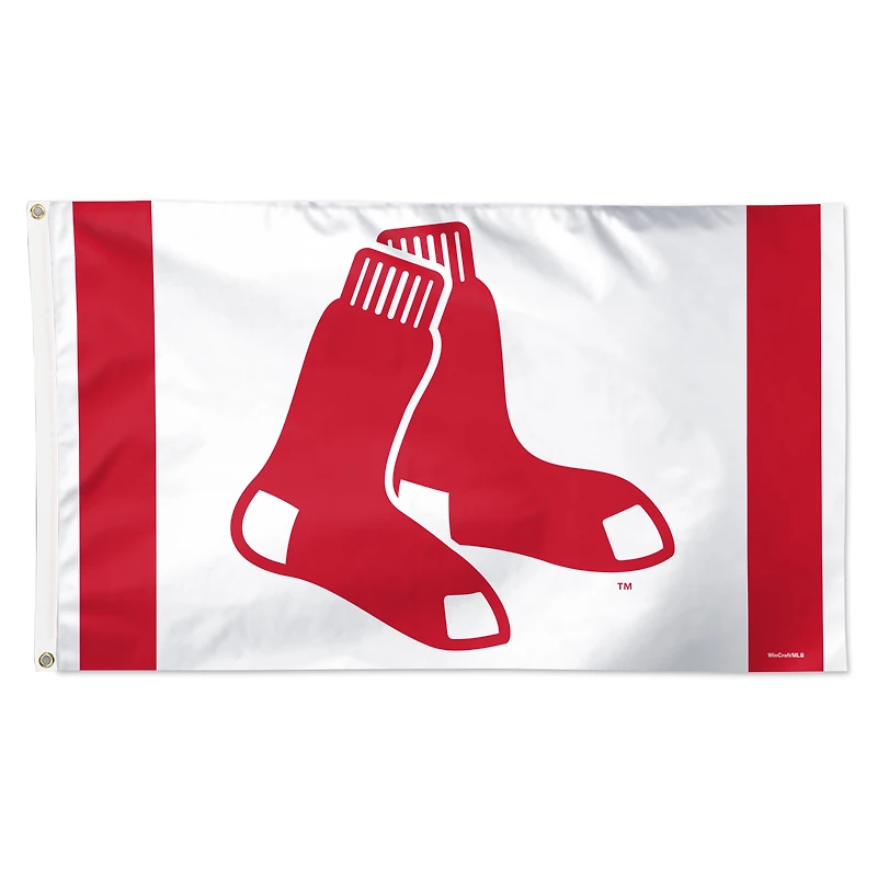WinCraft Boston Red Sox 3' x 5' Vertical Stripe Deluxe Single-Sided Flag