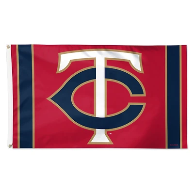 WinCraft Minnesota Twins 3' x 5' Vertical Stripe Deluxe Single-Sided Flag