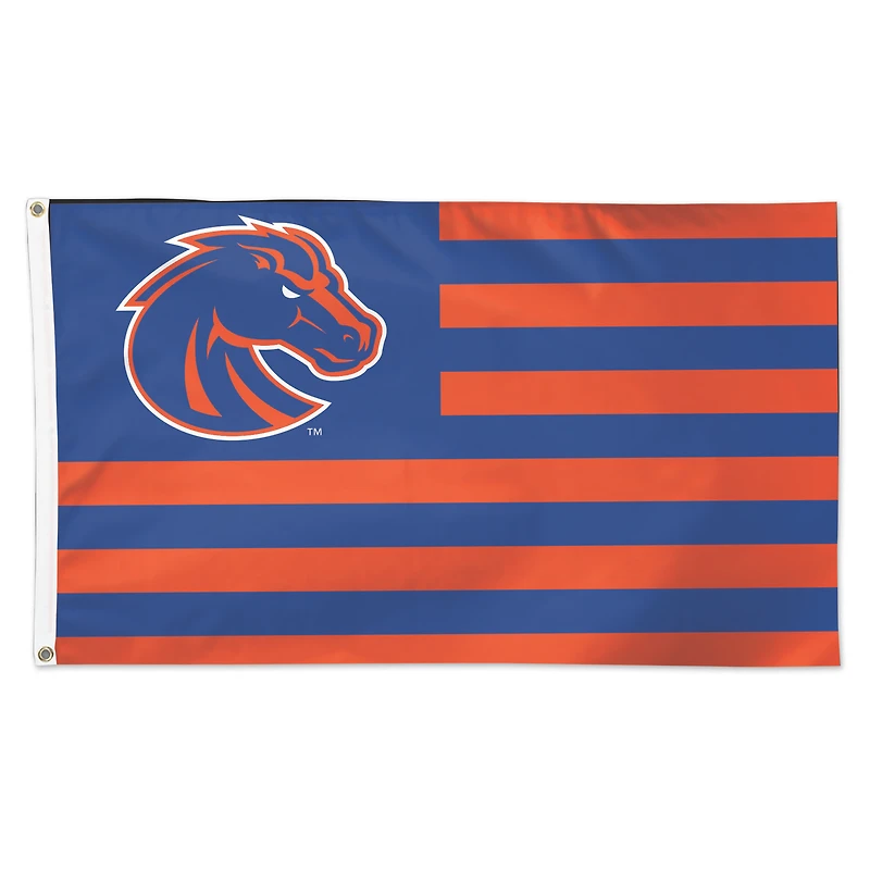 WinCraft Boise State Broncos 3' x 5' Stripe Deluxe Single-Sided Flag