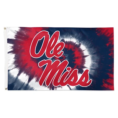 WinCraft Ole Miss Rebels 3' x 5' Tie-Dye Deluxe Single-Sided Flag