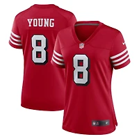 Women's Nike Steve Young Scarlet San Francisco 49ers Alternate Game Jersey