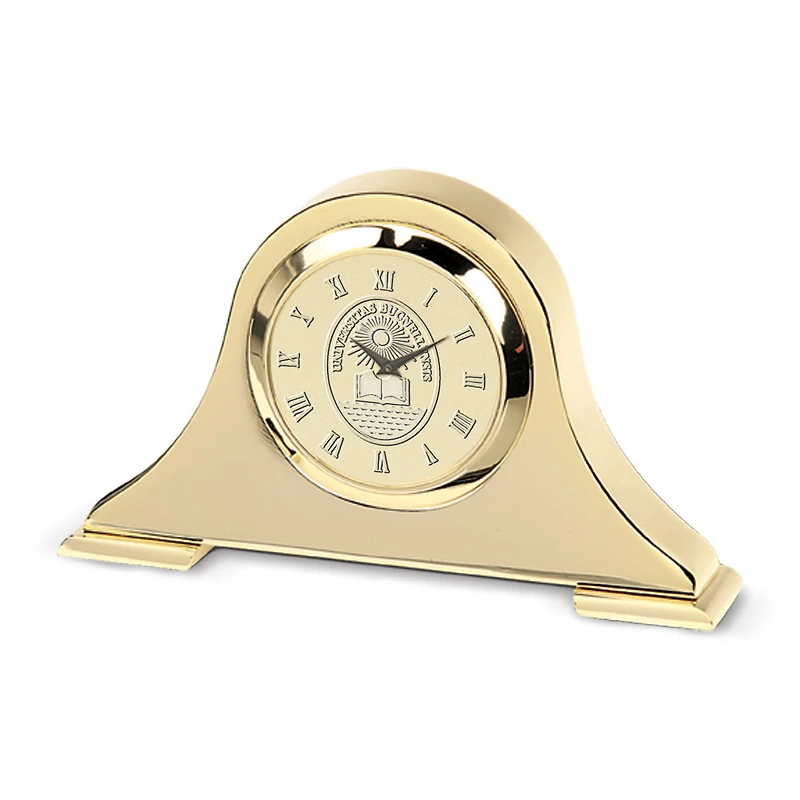 Bucknell Bison Gold Napoleon Desk Clock
