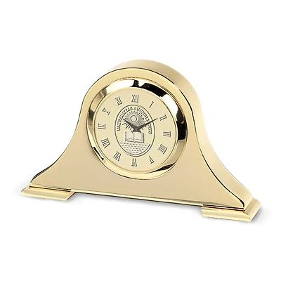 Bucknell Bison Gold Napoleon Desk Clock