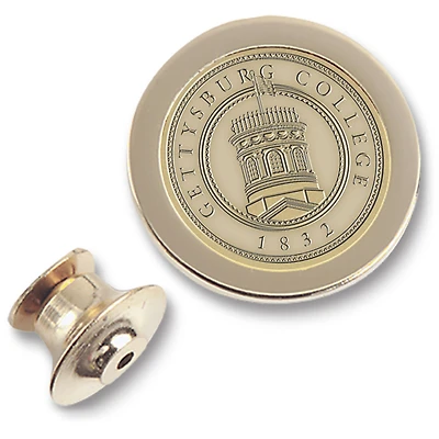 Gold Gettysburg Bullets Logo Lapel Pin