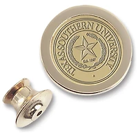 Gold Texas Southern Tigers Logo Lapel Pin