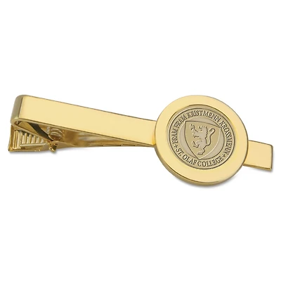 Gold St. Olaf Oles Logo Tie Bar