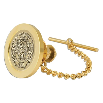 Gold Saint Louis Billikens Shield Tie Tack/Lapel Pin