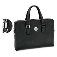 Women's Silver Charleston Cougars Leather Briefcase