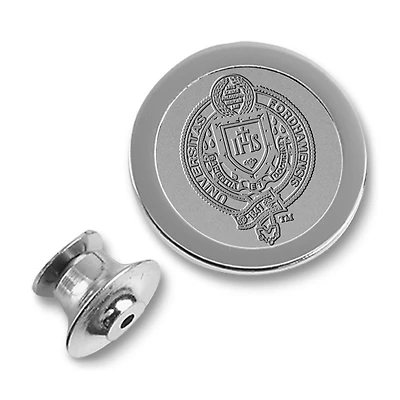 Silver Fordham Rams Lapel Pin