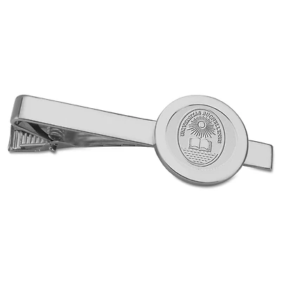 Silver Bucknell Bison Logo Tie Bar
