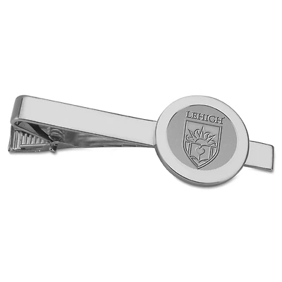 Silver Lehigh Mountain Hawks Logo Tie Bar