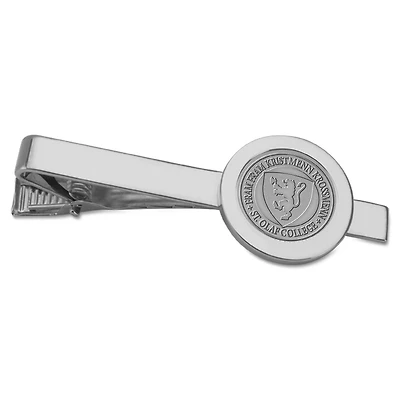 Silver St. Olaf Oles Logo Tie Bar