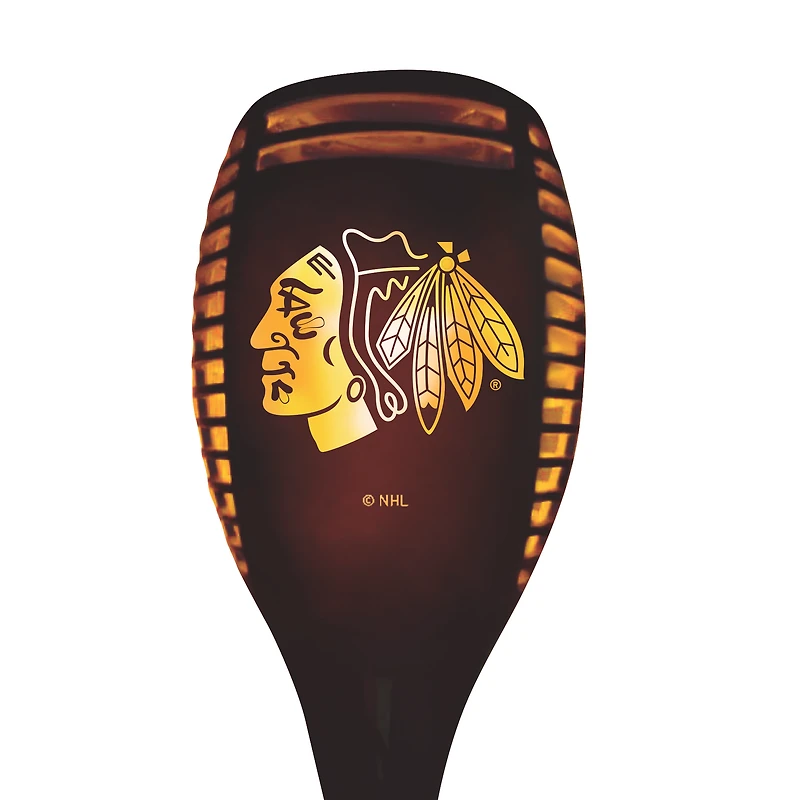 Chicago Blackhawks LED Solar Torch