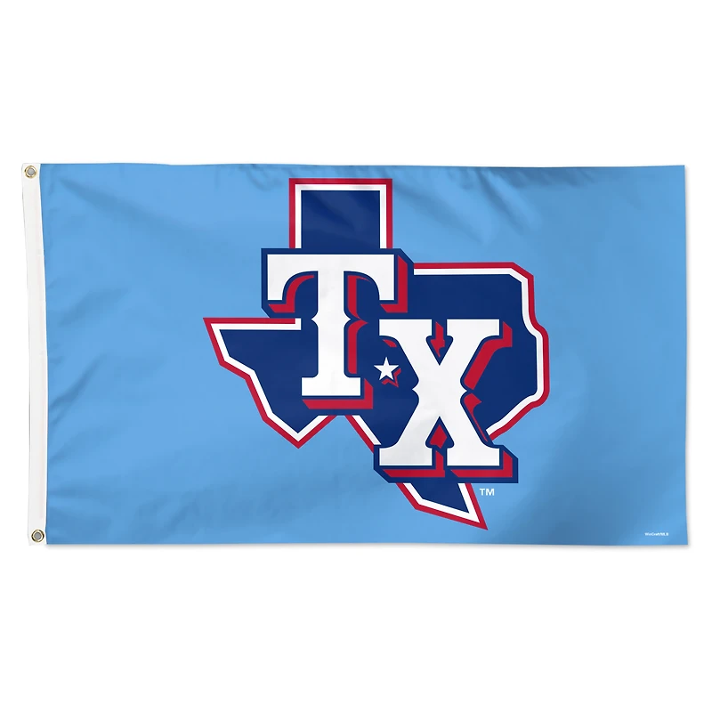 WinCraft Texas Rangers 3' x 5' Single-Sided Deluxe Team Flag