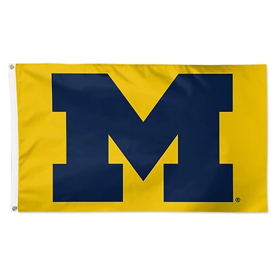 WinCraft Michigan Wolverines 3' x 5' Single-Sided Deluxe Team Flag
