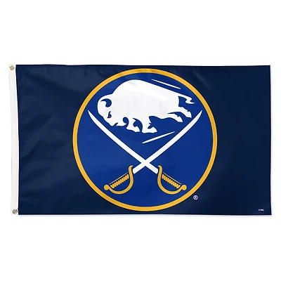 WinCraft Buffalo Sabres 3' x 5' Single-Sided Deluxe Team Flag
