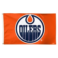 WinCraft Edmonton Oilers 3' x 5' Single-Sided Deluxe Team Flag