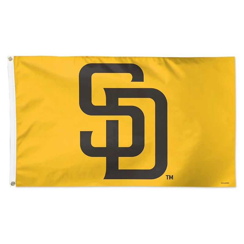 WinCraft San Diego Padres 3' x 5' Single-Sided Deluxe Primary Team Flag