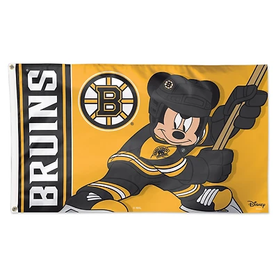 WinCraft Boston Bruins 3' x 5' Mickey Deluxe Single-Sided Flag