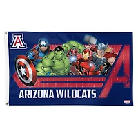 WinCraft Arizona Wildcats 3' x 5' Single-Sided Deluxe Avengers Flag