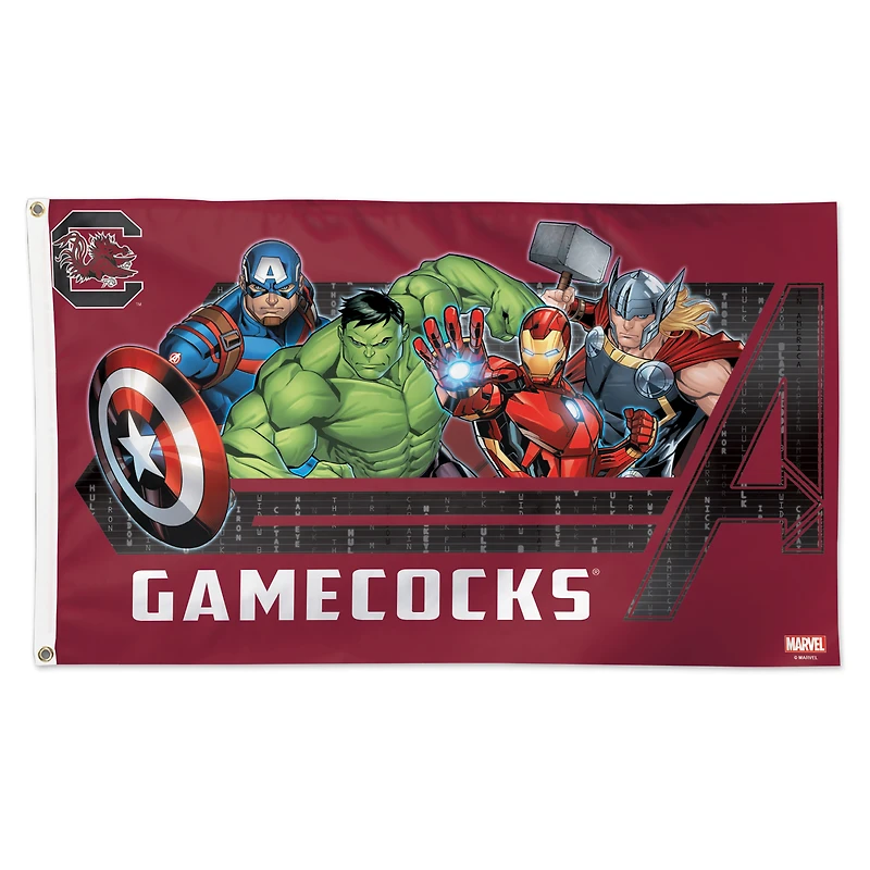 WinCraft South Carolina Gamecocks 3' x 5' Single-Sided Deluxe Avengers Flag