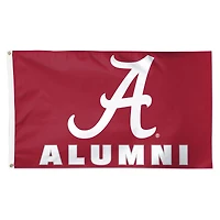 WinCraft Alabama Crimson Tide 3' x 5' Single-Sided Deluxe Alumni School Supporter Flag