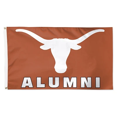 WinCraft Texas Longhorns 3' x 5' Single-Sided Deluxe Alumni School Supporter Flag