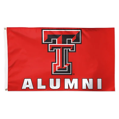 WinCraft Texas Tech Red Raiders 3' x 5' Single-Sided Deluxe Alumni School Supporter Flag