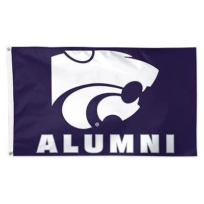WinCraft Kansas State Wildcats 3' x 5' Single-Sided Deluxe Alumni School Supporter Flag