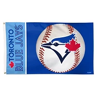 WinCraft Toronto Blue Jays 3' x 5' Baseball Deluxe Single-Sided Flag