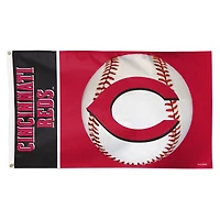 WinCraft Cincinnati Reds 3' x 5' Baseball Deluxe Single-Sided Flag