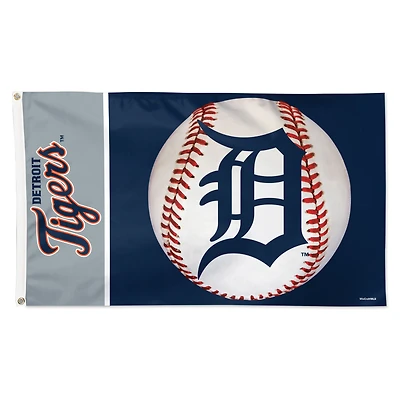 WinCraft Detroit Tigers 3' x 5' Baseball Deluxe Single-Sided Flag