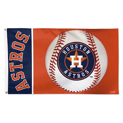 WinCraft Houston Astros 3' x 5' Baseball Deluxe Single-Sided Flag