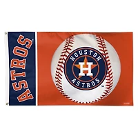 WinCraft Houston Astros 3' x 5' Baseball Deluxe Single-Sided Flag