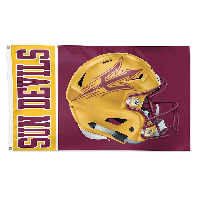 WinCraft Arizona State Sun Devils 3' x 5' Helmet Deluxe Single-Sided Flag